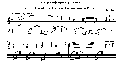 Somewhere In Time - John Barry