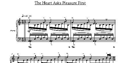 The Heart Asks Pleasure First - Michael Nyman