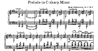 Prelude in C-sharp Minor, Opus 3 No. 2 – Sergei Rachmaninoff