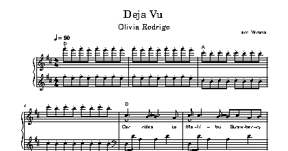 Deja Vu - Olivia Rodrigo