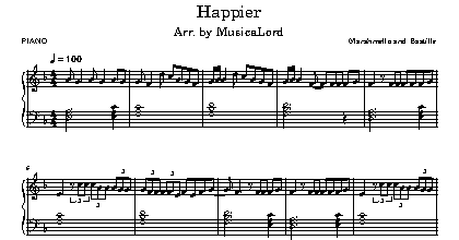 Happier - Marshmello ft. Bastille