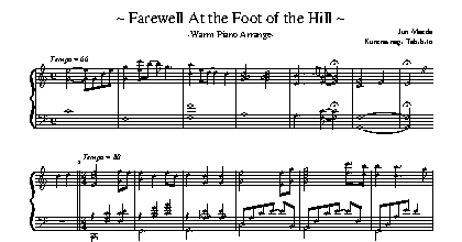 Nagisa warm piano arrange