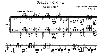 Prelude in G Minor Op. 23 No. 5 - Rachmaninoff