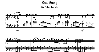 Sad Song - We The Kings