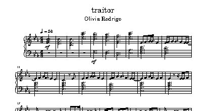 Traitor - Olivia Rodrigo