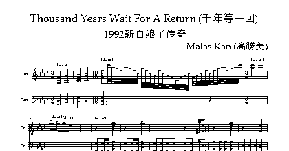 Thousand Years Wait For A Return