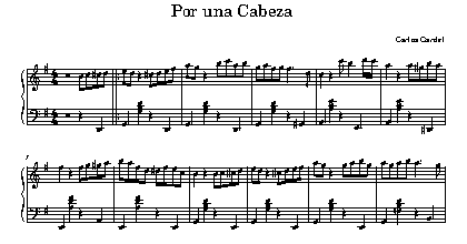 Por una Cabeza - Carlos Gardel
