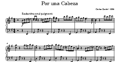 Tango: Por Una Cabeza - Carlos Gardel