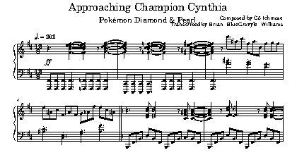 Approaching Champion Cynthia (Pokémon Diamond & Pearl)