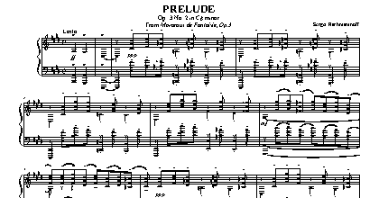 Morceaux de fantaisie, Op.3 (Prelude Op.3 No.2 in C# minor) - Sergei Rachmaninoff