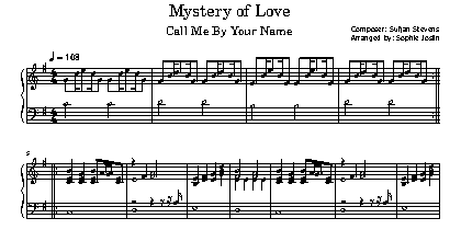 Mystery of Love (Call Me By Your Name) - Sufjan Stevens