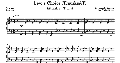 Levi's Choice (ThanksAT/T-KT) - Attack on Titan S3