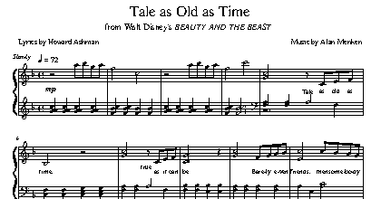 Tale as Old as Time (Beauty And The Beast)