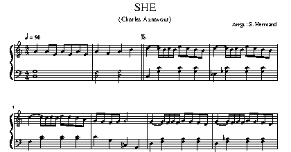 She