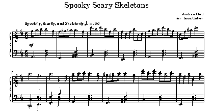 Spooky Scary Skeletons - Andrew Gold
