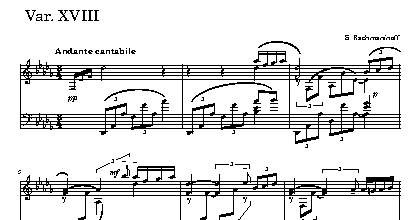 Rachmaninoff - Rhapsody on a theme of Paganini, Variation 18