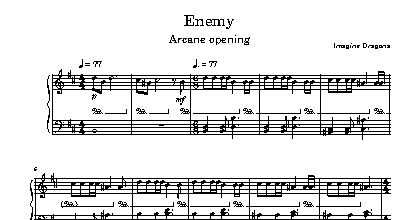 Enemy - Imagine Dragons & J.I.D (From Arcane)